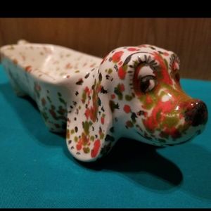 Dachshund 1970s Cracker Dish